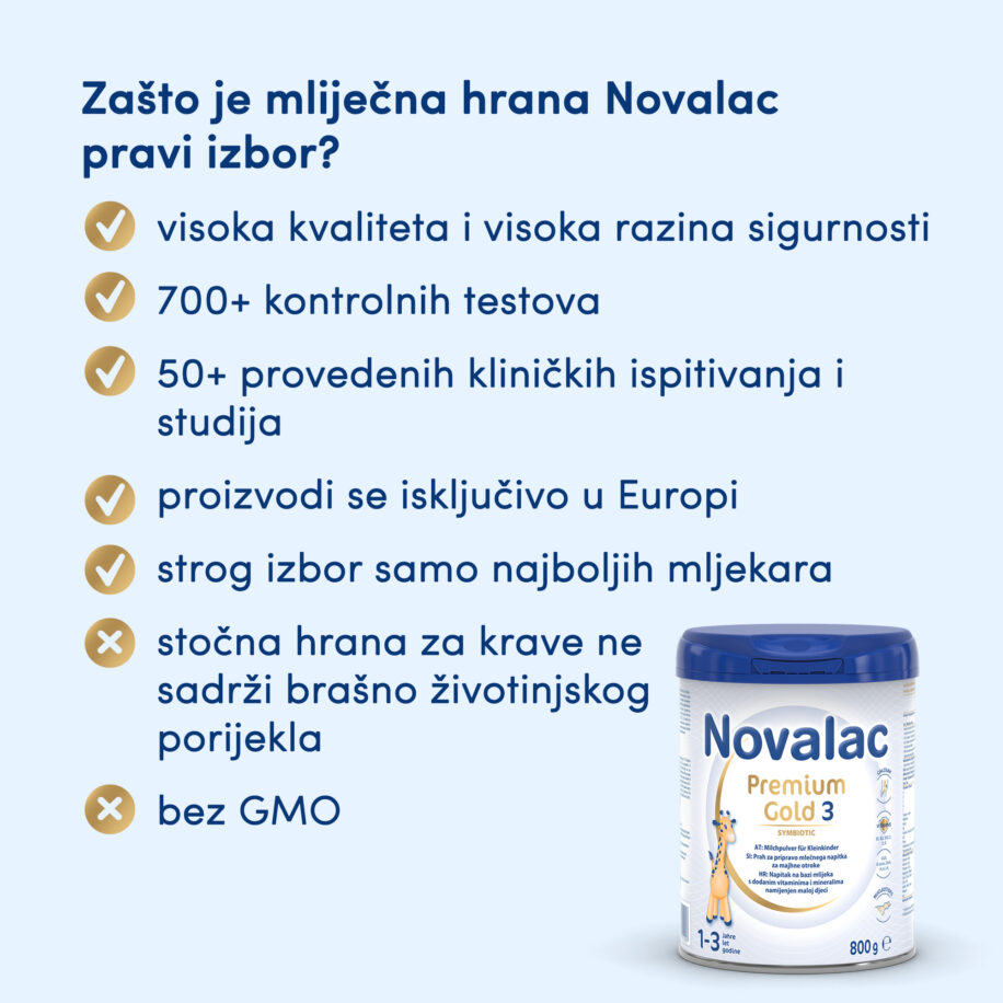 Prednosti Novalac Premium Gold 3