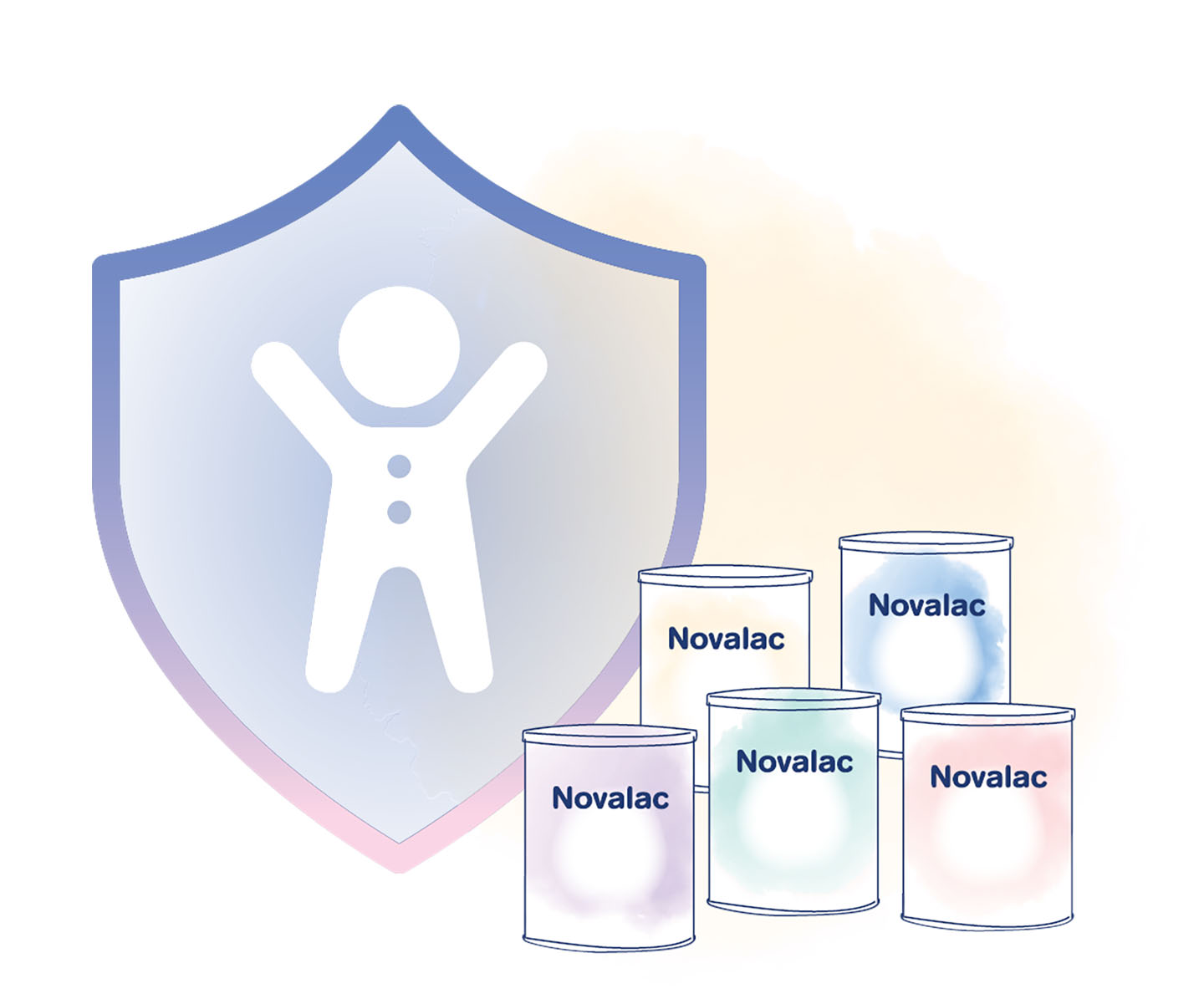 Pažljivo odabrano palmino ulje u Novalac formulama štiti vašu bebu