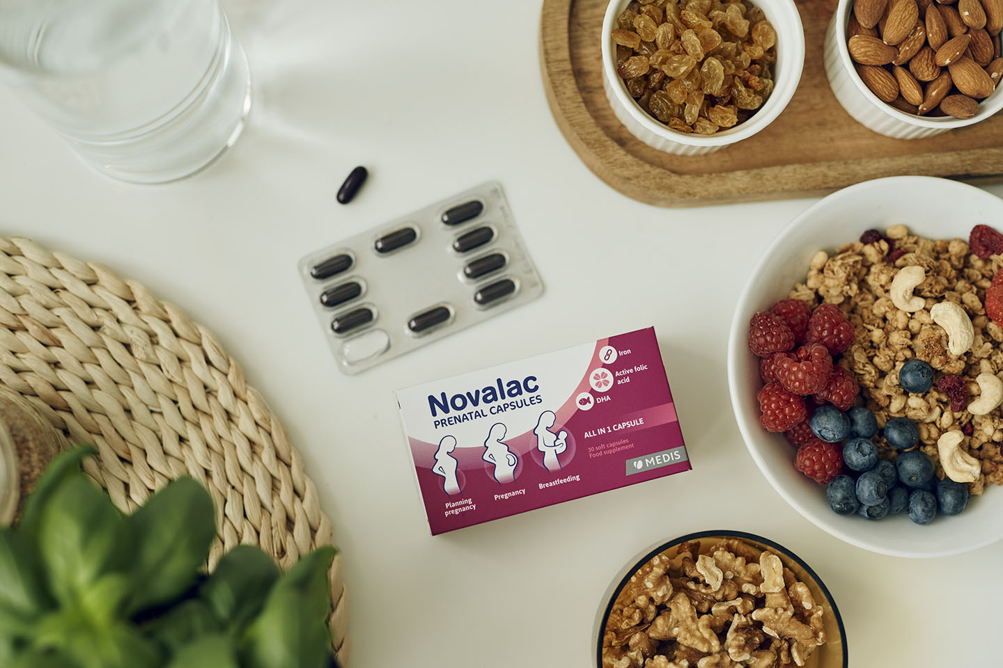 Novalac prenatalne kapsule s uravnoteženim doručkom