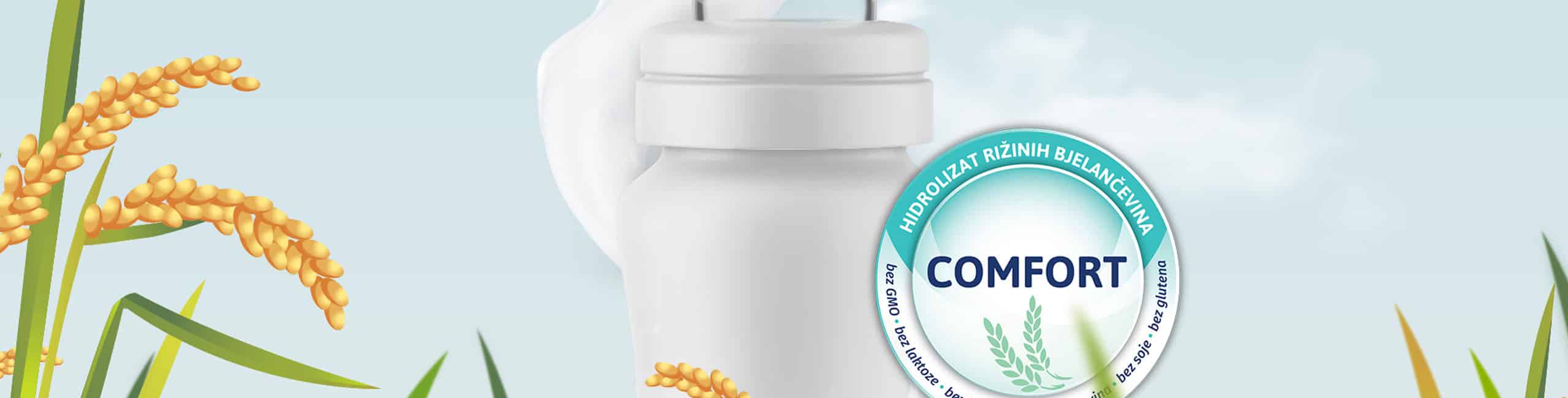 Biljna formula Novalac Rice s rižinim hidrolizatom za osjetljive bebe