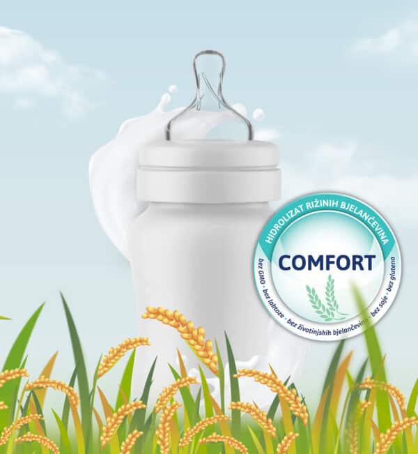 Biljna formula Novalac Rice s rižinim hidrolizatom za osjetljive bebe